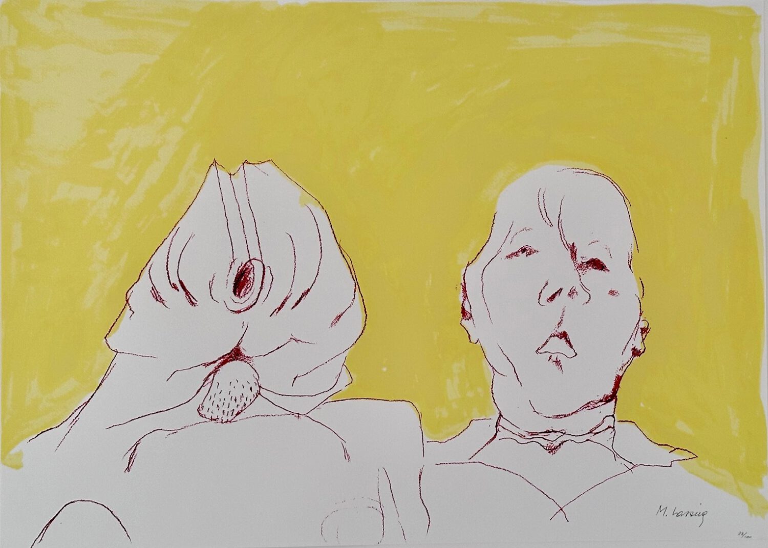 Lassnig Doppelselbstportrait